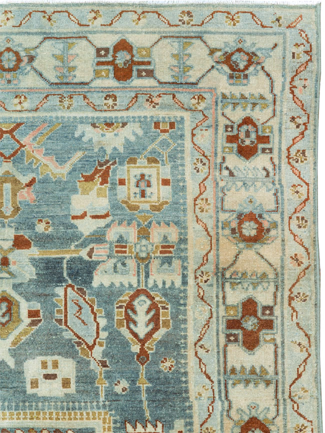 Vintage Persian Malayer Accent Rug, No.26945 - Galerie Shabab