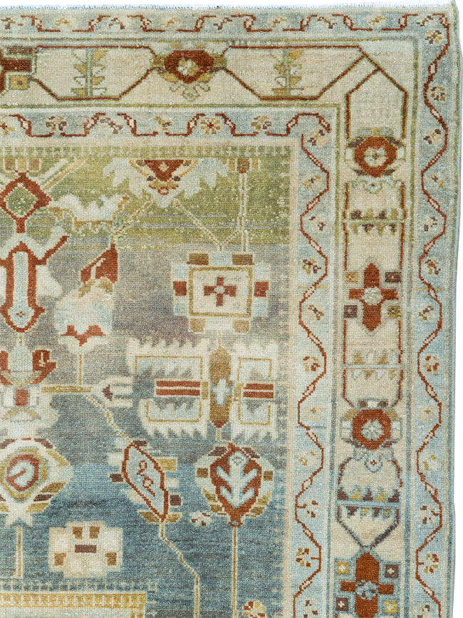 Vintage Persian Malayer Accent Rug, No.26945 - Galerie Shabab
