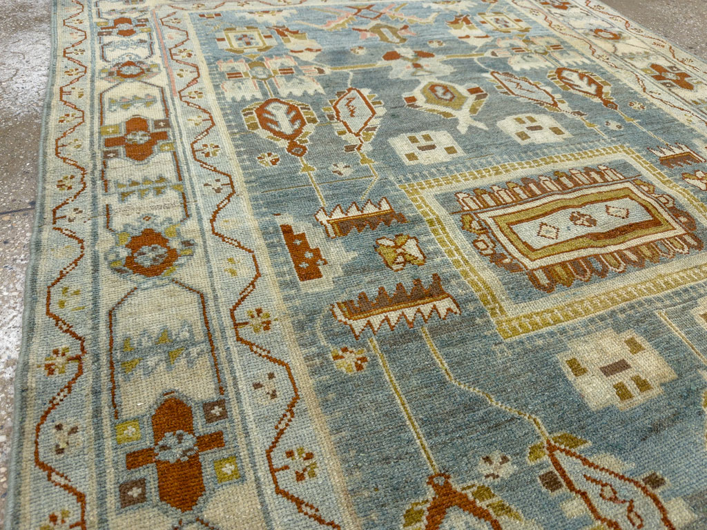 Vintage Persian Malayer Accent Rug, No.26945 - Galerie Shabab