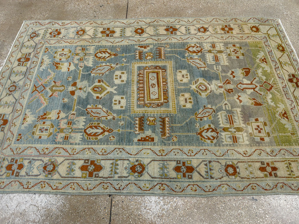 Vintage Persian Malayer Accent Rug, No.26945 - Galerie Shabab