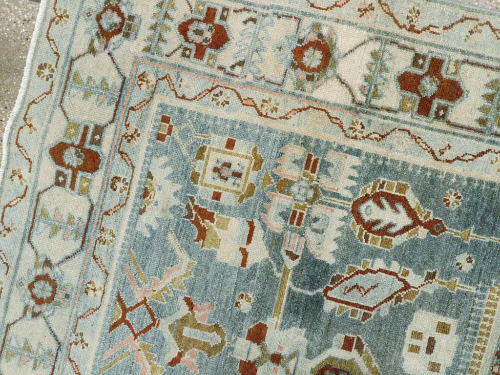 Vintage Persian Malayer Accent Rug, No.26945 - Galerie Shabab