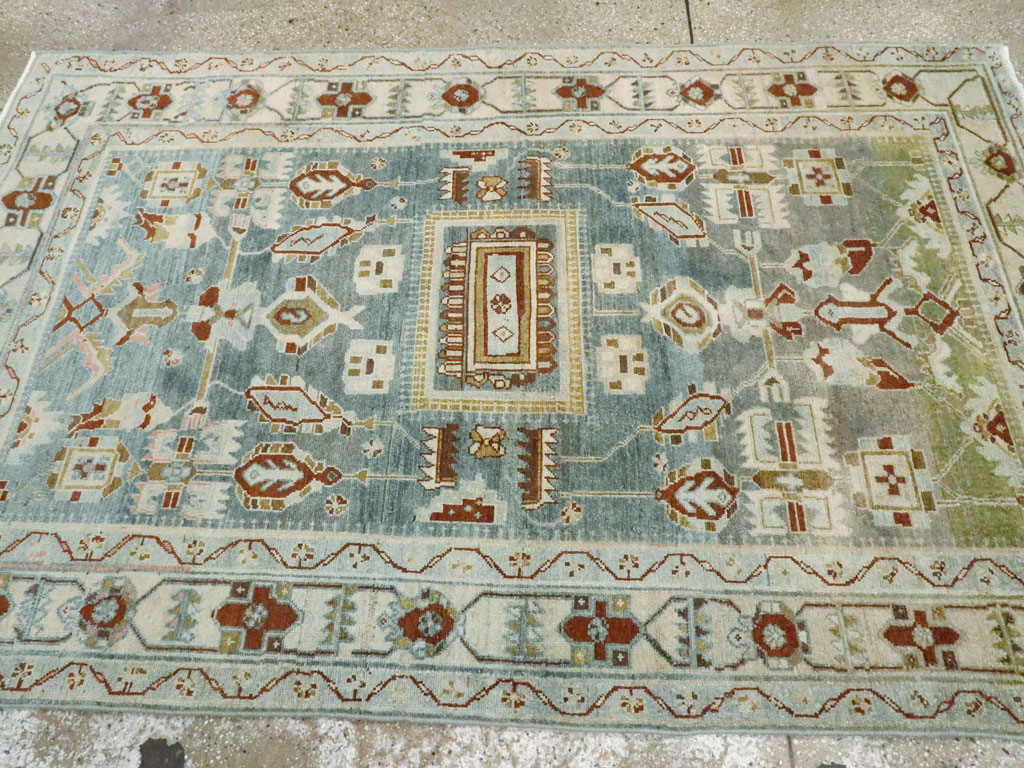 Vintage Persian Malayer Accent Rug, No.26945 - Galerie Shabab