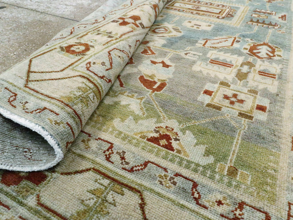 Vintage Persian Malayer Accent Rug, No.26945 - Galerie Shabab