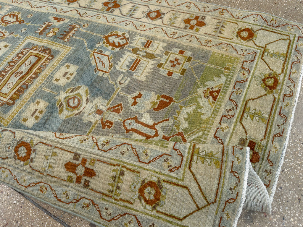 Vintage Persian Malayer Accent Rug, No.26945 - Galerie Shabab