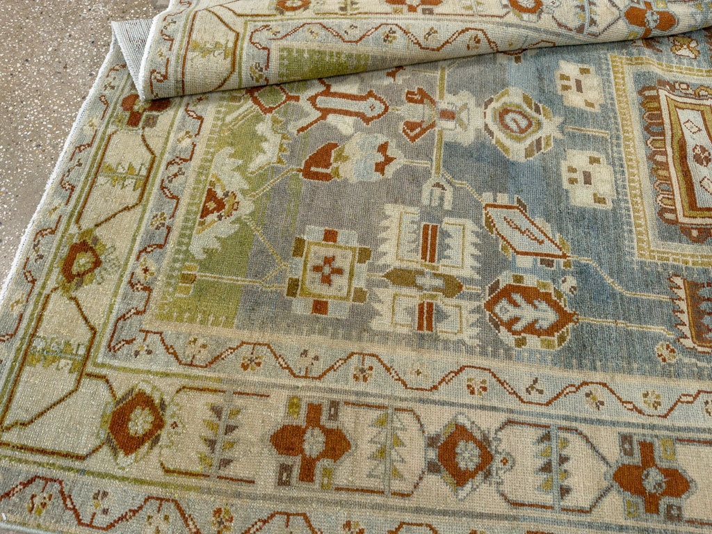Vintage Persian Malayer Accent Rug, No.26945 - Galerie Shabab
