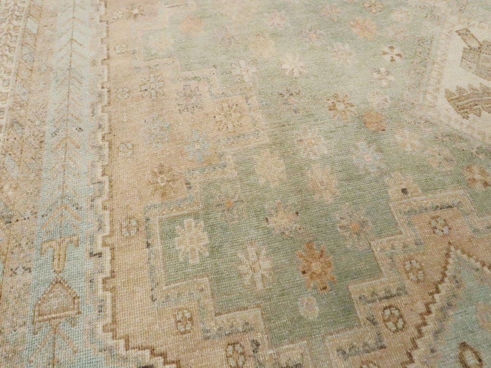 Vintage Persian Afshar Accent Rug, No.26946 - Galerie Shabab