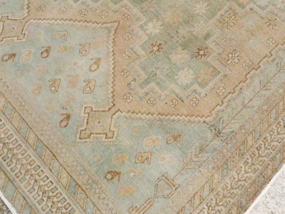 Vintage Persian Afshar Accent Rug, No.26946 - Galerie Shabab