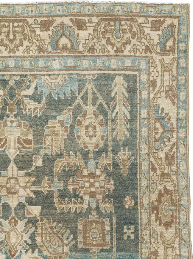 Vintage Persian Malayer Accent Rug, No.26956 - Galerie Shabab