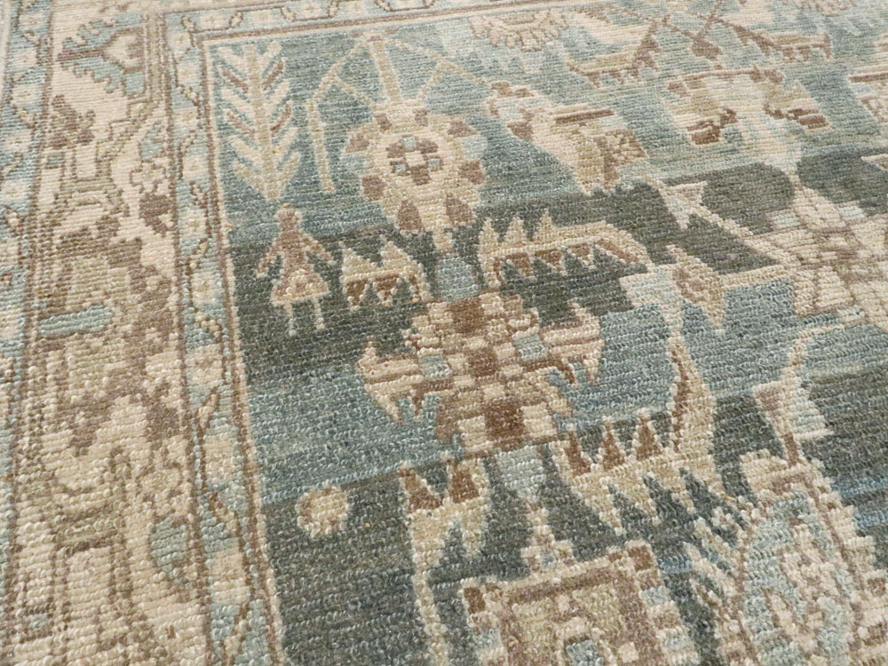 Vintage Persian Malayer Accent Rug, No.26956 - Galerie Shabab