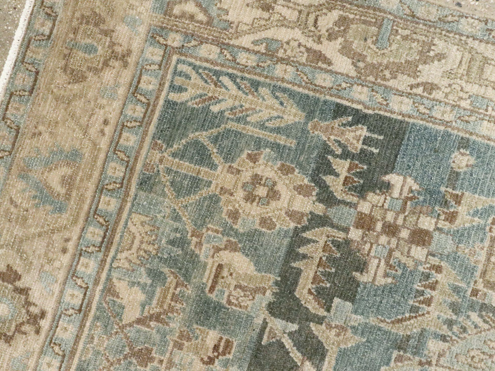 Vintage Persian Malayer Accent Rug, No.26956 - Galerie Shabab