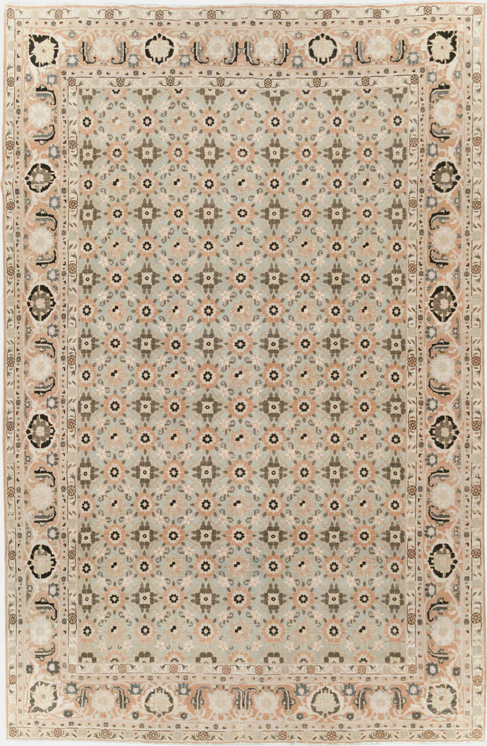 Vintage Persian Veramin Accent Carpet, No.26961 - Galerie Shabab