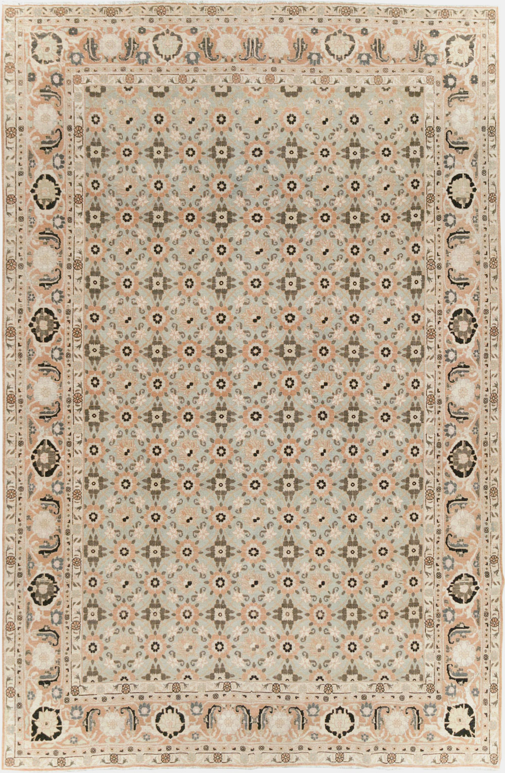 Vintage Persian Veramin Accent Carpet, No.26961 - Galerie Shabab