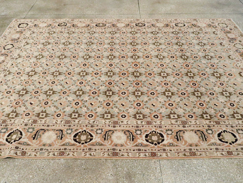 Vintage Persian Veramin Accent Carpet, No.26961 - Galerie Shabab