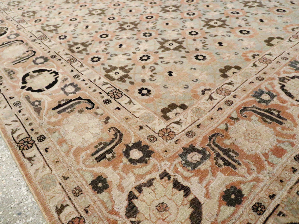 Vintage Persian Veramin Accent Carpet, No.26961 - Galerie Shabab