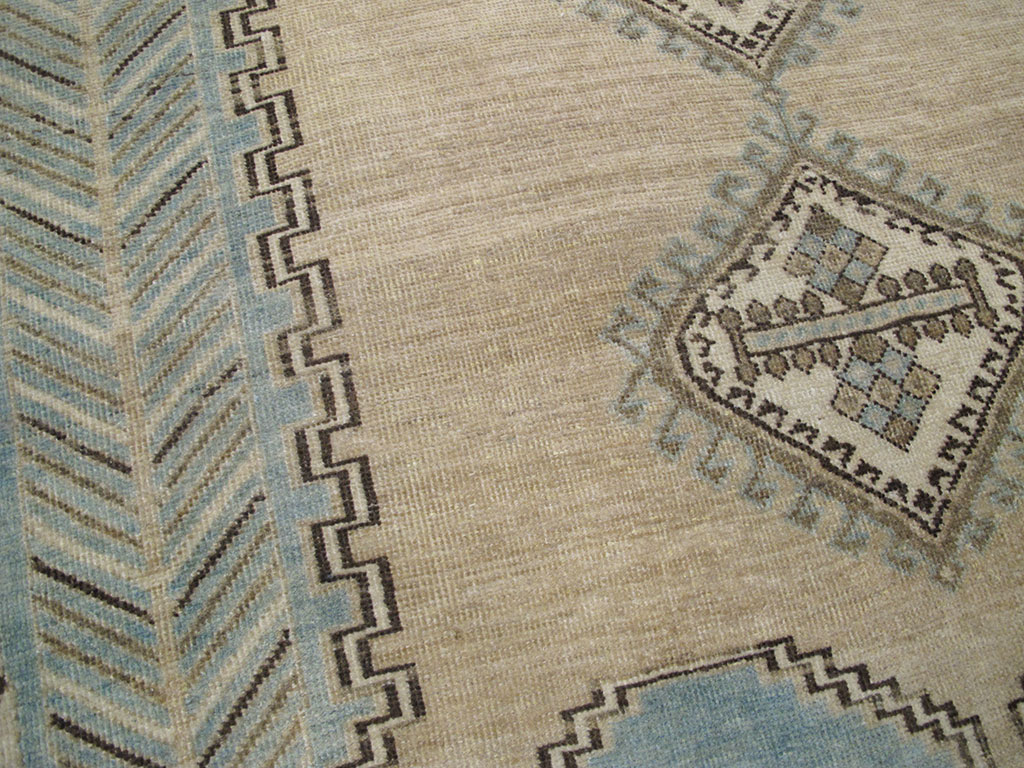 Vintage Persian Afshar Accent Rug, No.26962 - Galerie Shabab