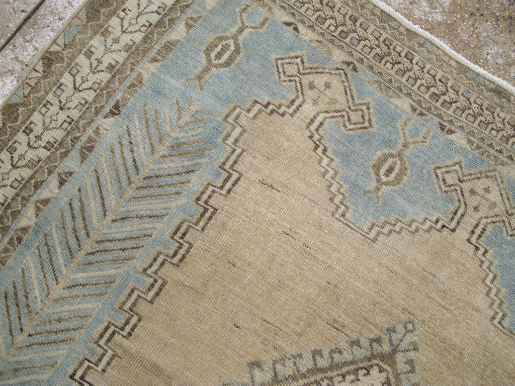 Vintage Persian Afshar Accent Rug, No.26962 - Galerie Shabab