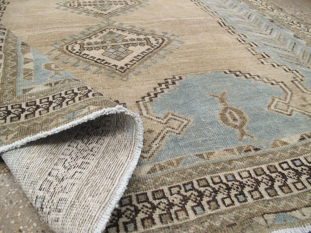 Vintage Persian Afshar Accent Rug, No.26962 - Galerie Shabab