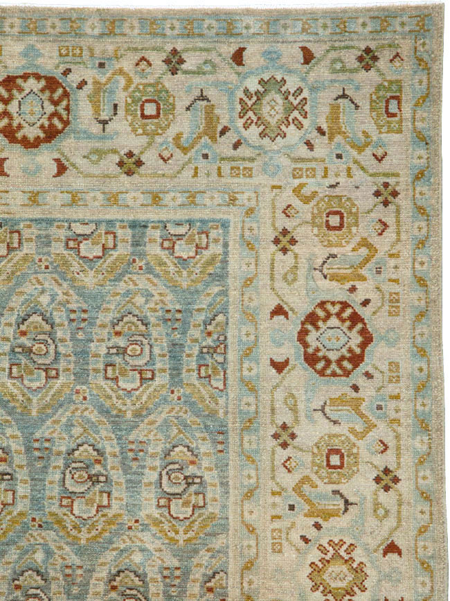 Vintage Persian Malayer Accent Rug (Pair: 1 of 2), No.26968 - Galerie Shabab