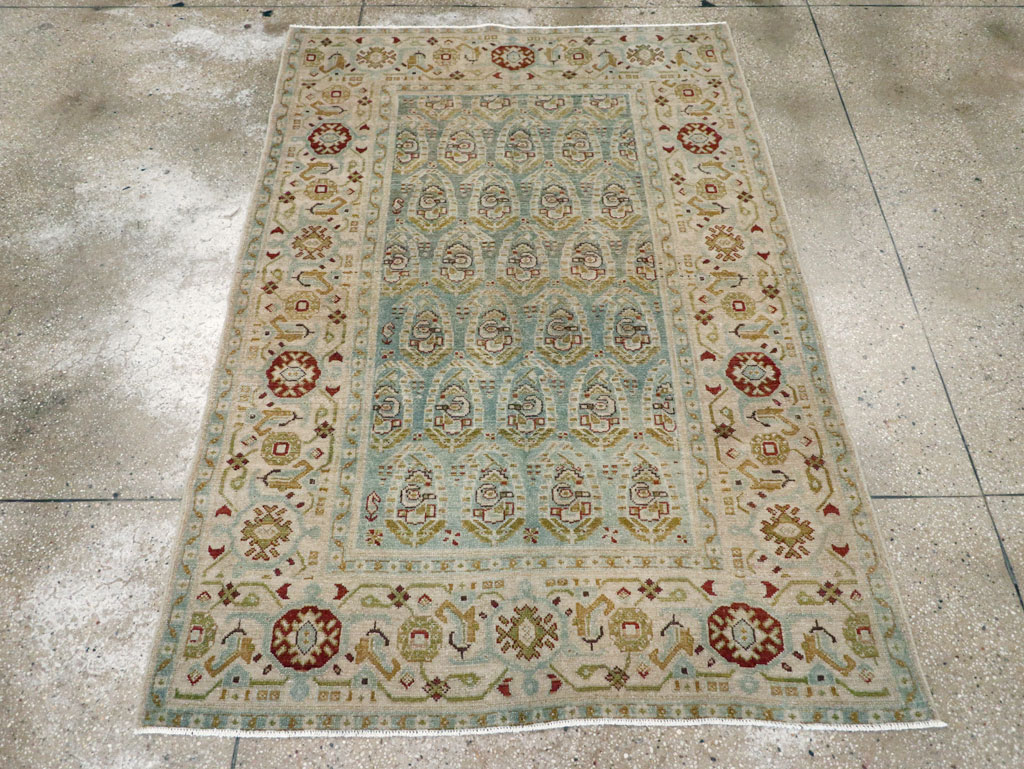 Vintage Persian Malayer Accent Rug (Pair: 1 of 2), No.26968 - Galerie Shabab