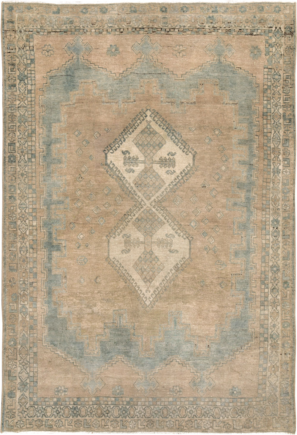 Vintage Persian Afshar Accent Rug, No.26971 - Galerie Shabab