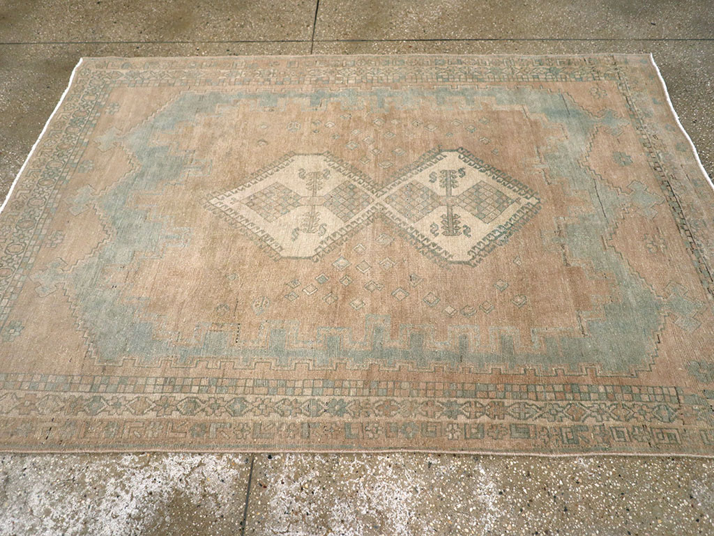 Vintage Persian Afshar Accent Rug, No.26971 - Galerie Shabab