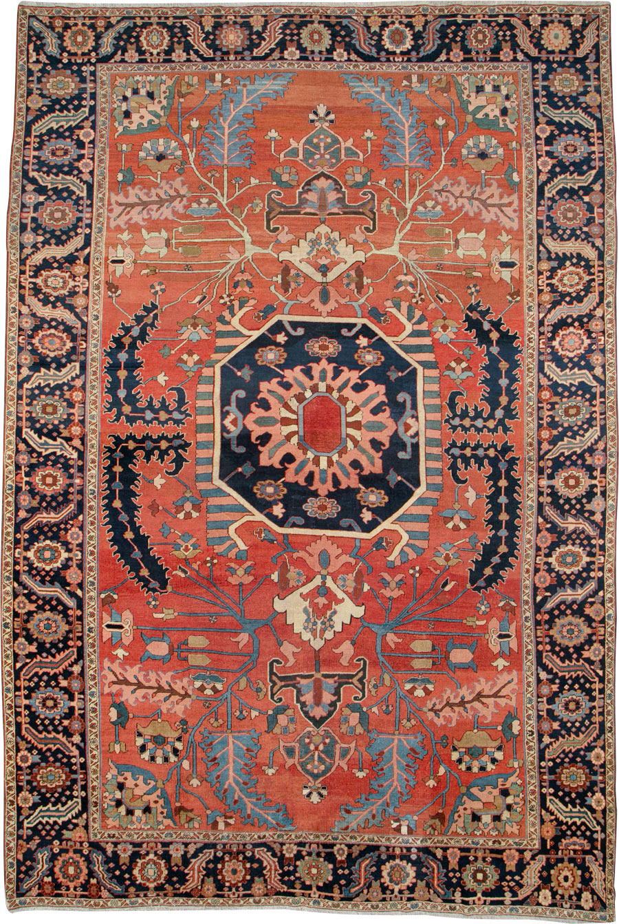 Antique Persian Serapi Rug, No.26975 - Galerie Shabab