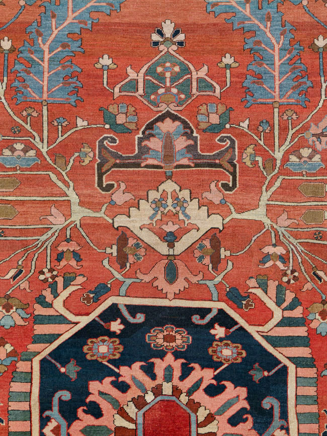 Antique Persian Serapi Rug, No.26975 - Galerie Shabab