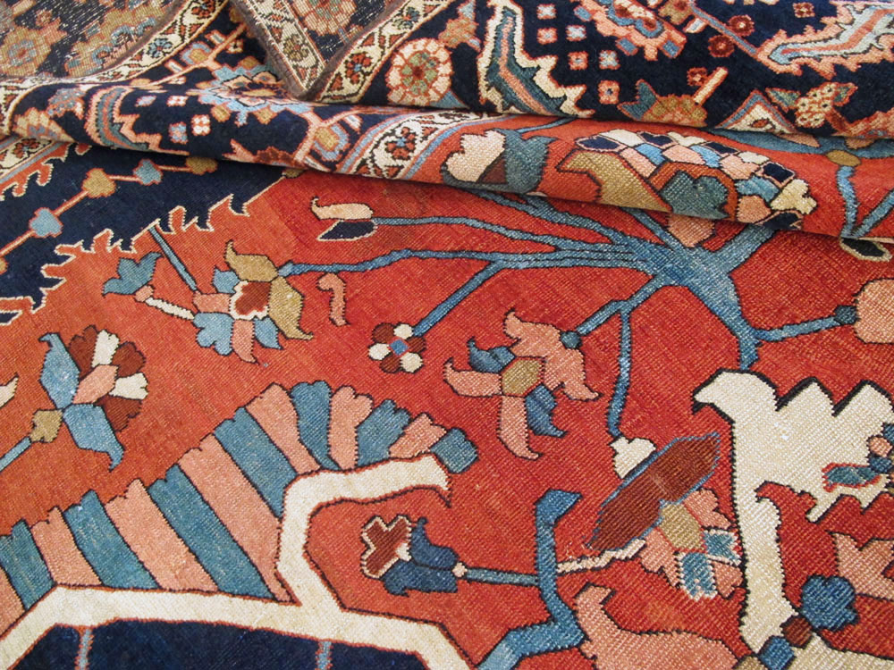 Antique Persian Serapi Rug, No.26975 - Galerie Shabab