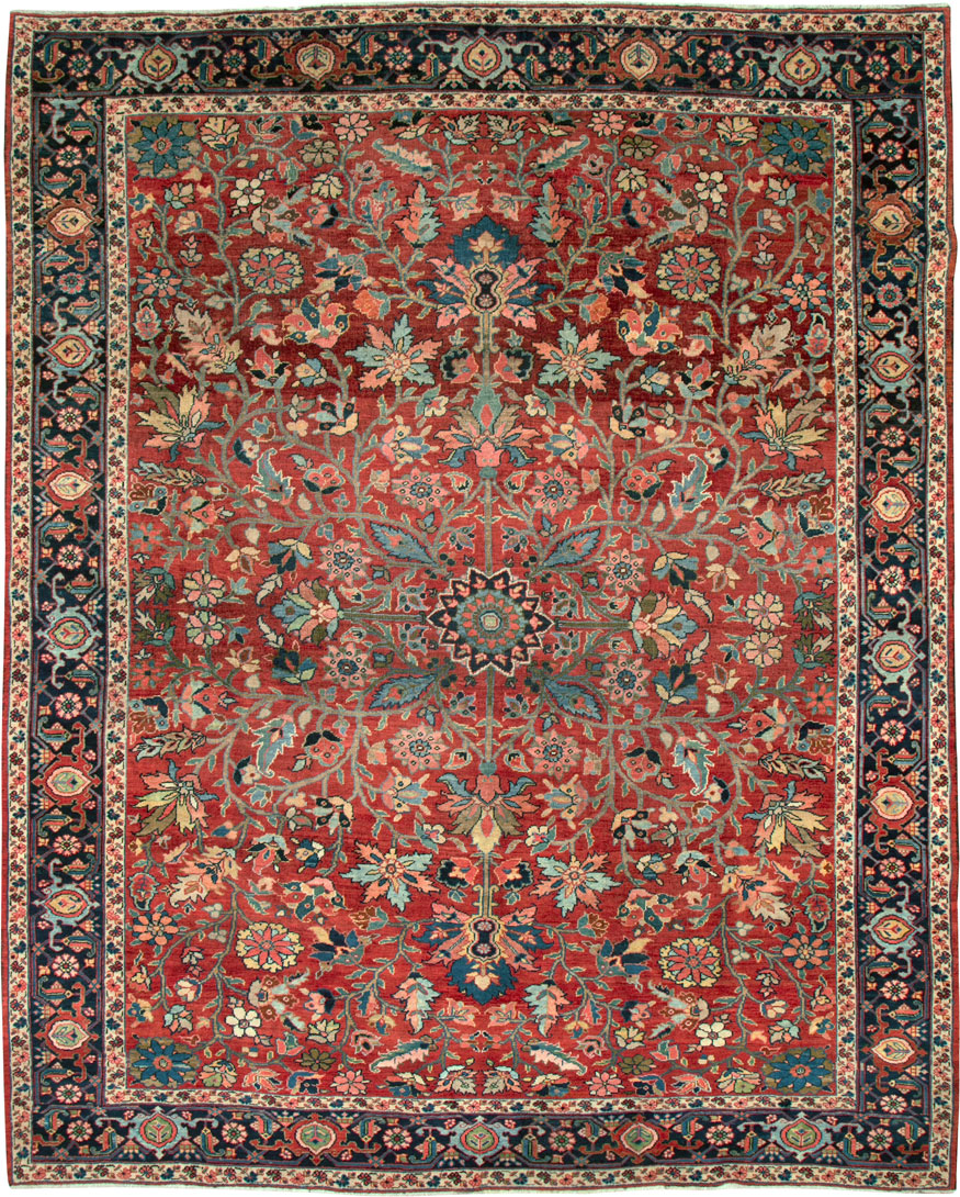 Vintage Persian Heriz Carpet, No.26976 - Galerie Shabab