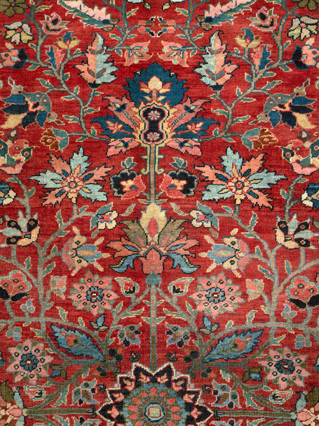 Vintage Persian Heriz Carpet, No.26976 - Galerie Shabab