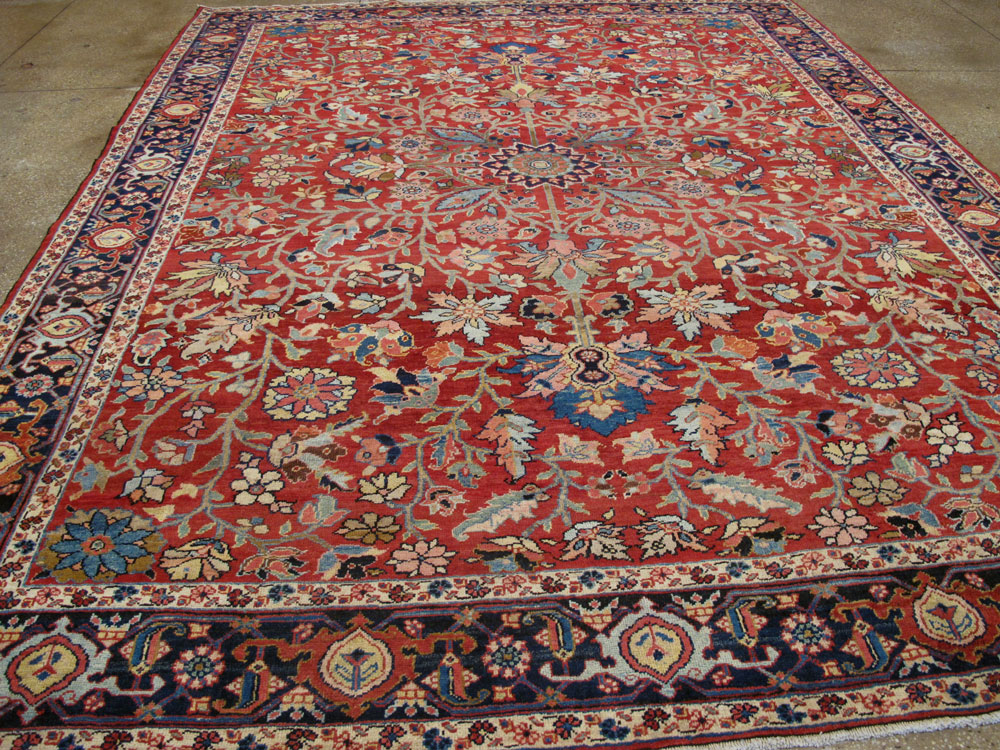 Vintage Persian Heriz Carpet, No.26976 - Galerie Shabab