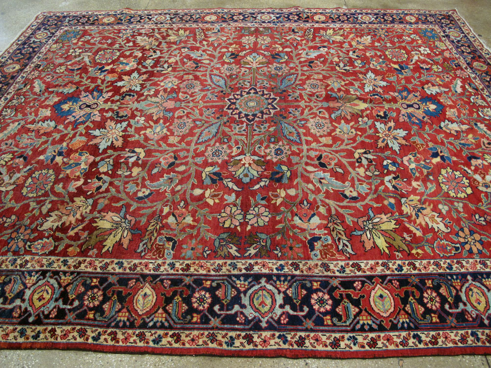 Vintage Persian Heriz Carpet, No.26976 - Galerie Shabab