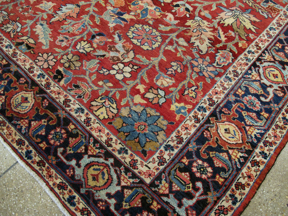 Vintage Persian Heriz Carpet, No.26976 - Galerie Shabab