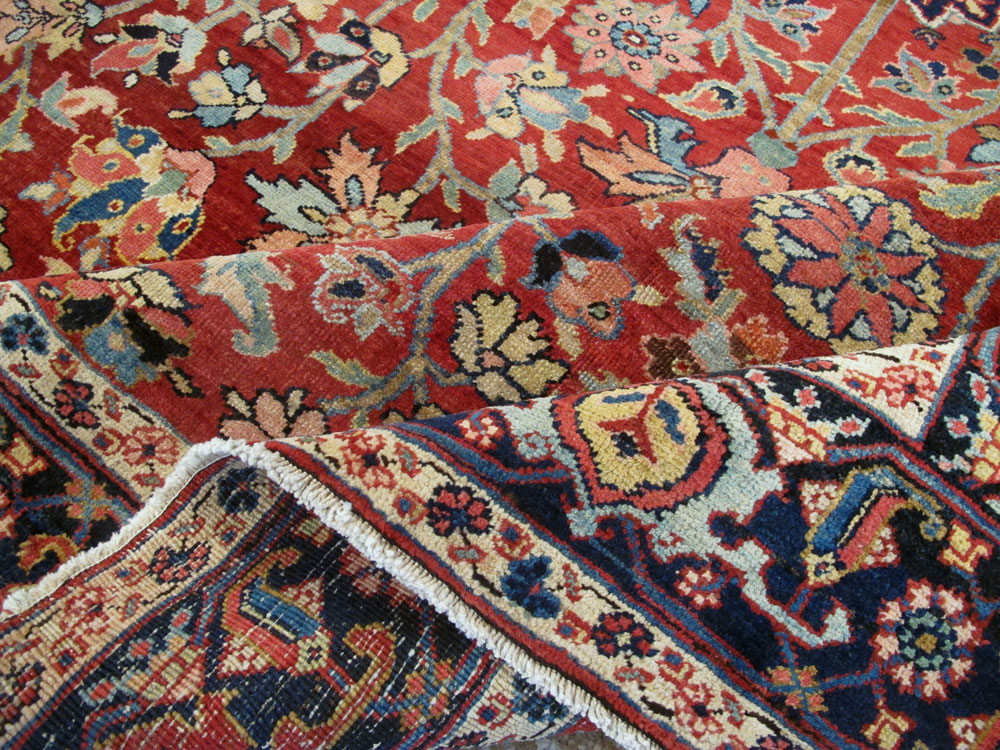 Vintage Persian Heriz Carpet, No.26976 - Galerie Shabab