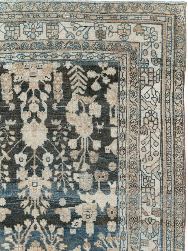 Antique Persian Malayer Wide Gallery Runner, No.26977 - Galerie Shabab