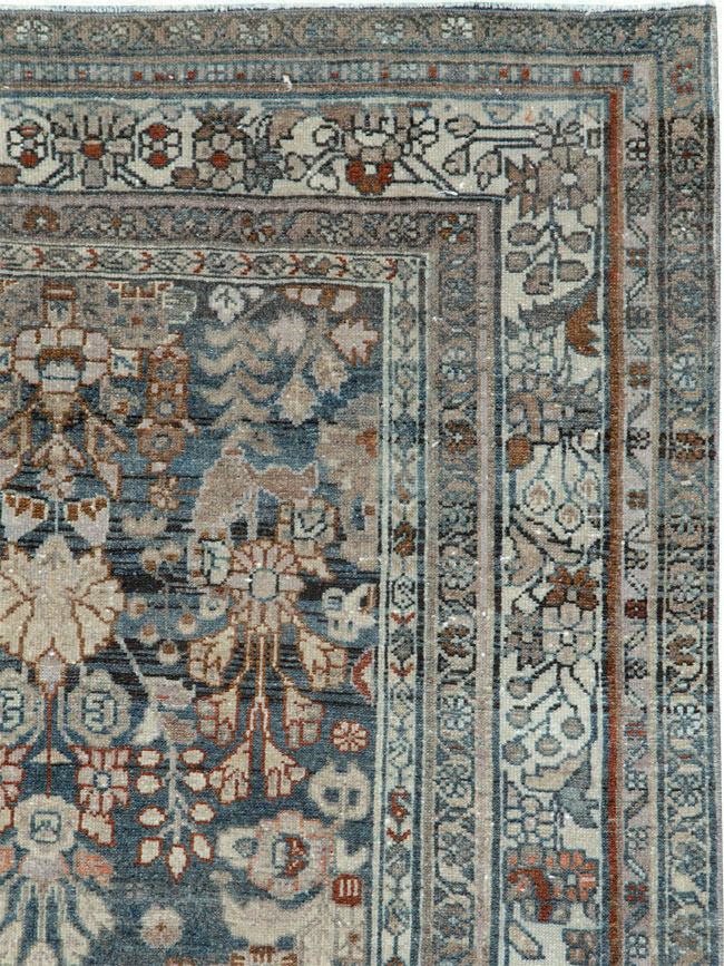Antique Persian Malayer Wide Gallery Runner, No.26978 - Galerie Shabab