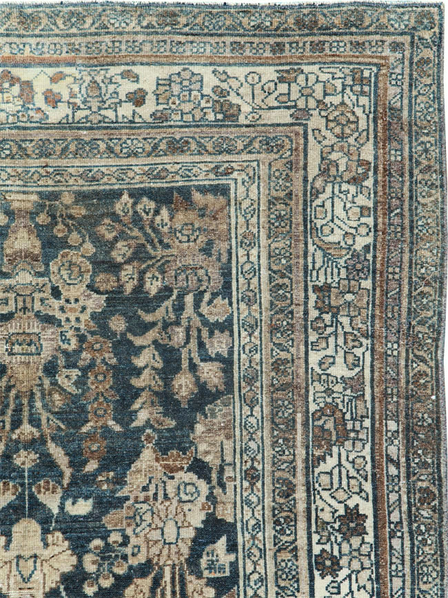 Antique Persian Malayer Wide Gallery Runner, No.26978 - Galerie Shabab