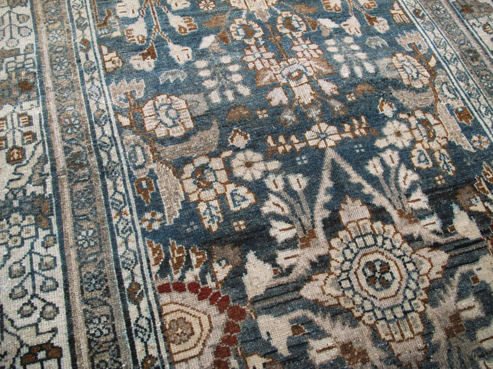 Antique Persian Malayer Wide Gallery Runner, No.26978 - Galerie Shabab
