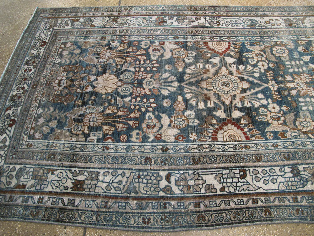 Antique Persian Malayer Wide Gallery Runner, No.26978 - Galerie Shabab
