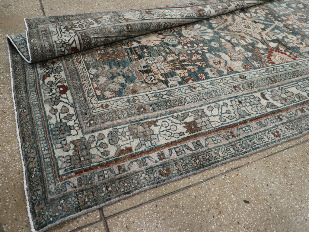 Antique Persian Malayer Wide Gallery Runner, No.26978 - Galerie Shabab