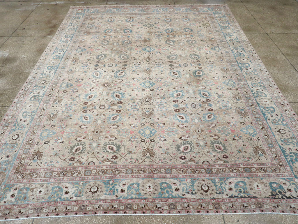 Antique Persian Tabriz Carpet, No.26979 - Galerie Shabab