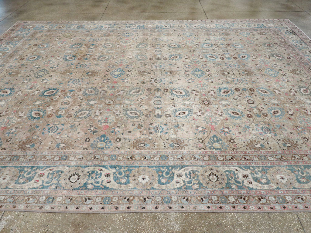 Antique Persian Tabriz Carpet, No.26979 - Galerie Shabab