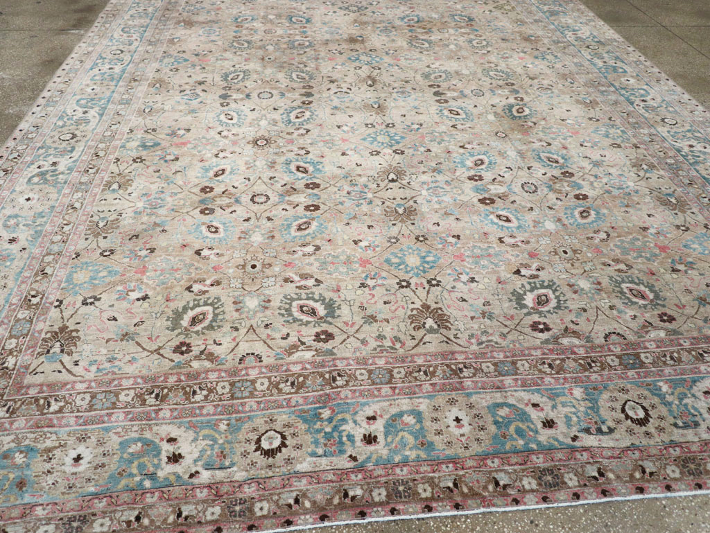 Antique Persian Tabriz Carpet, No.26979 - Galerie Shabab