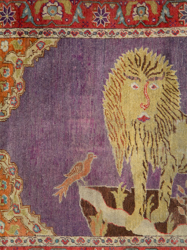 Vintage Anatolian Pictorial Rug, No.26981 - Galerie Shabab