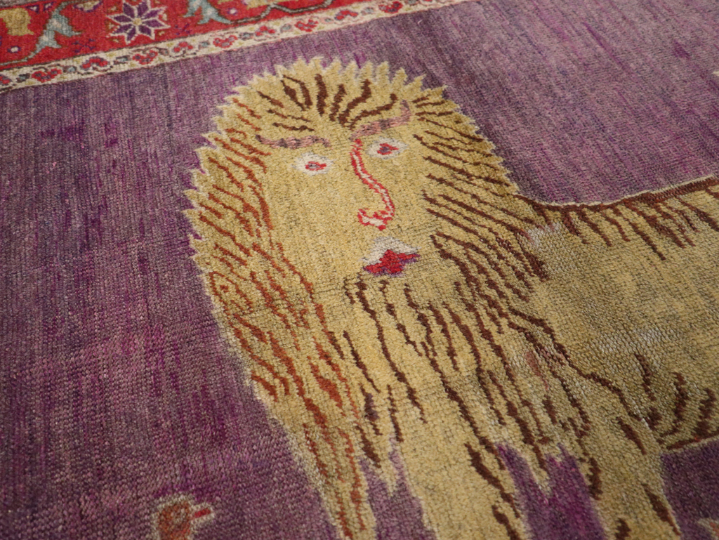 Vintage Anatolian Pictorial Rug, No.26981 - Galerie Shabab