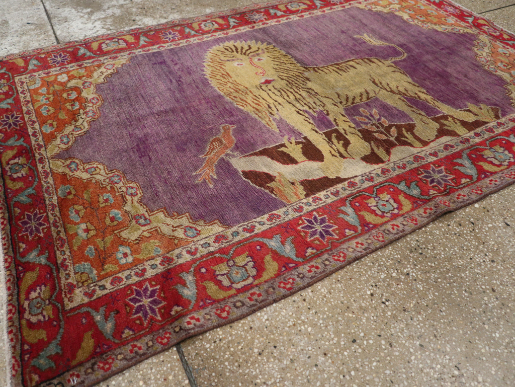 Vintage Anatolian Pictorial Rug, No.26981 - Galerie Shabab