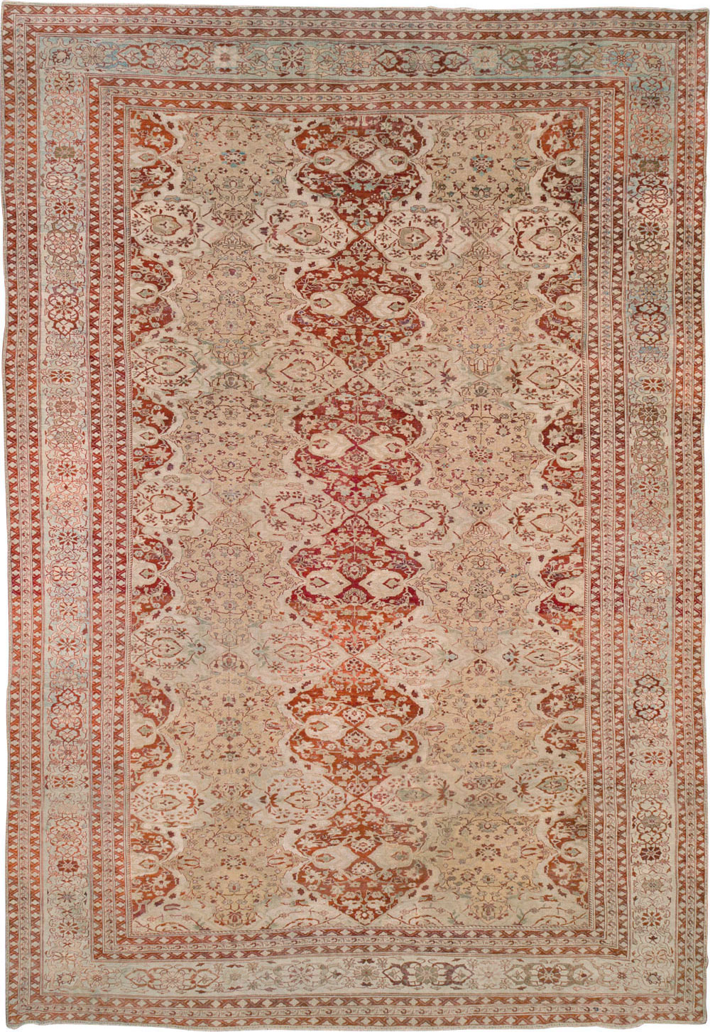 Antique Persian Sultanabad Carpet, No.26997 - Galerie Shabab