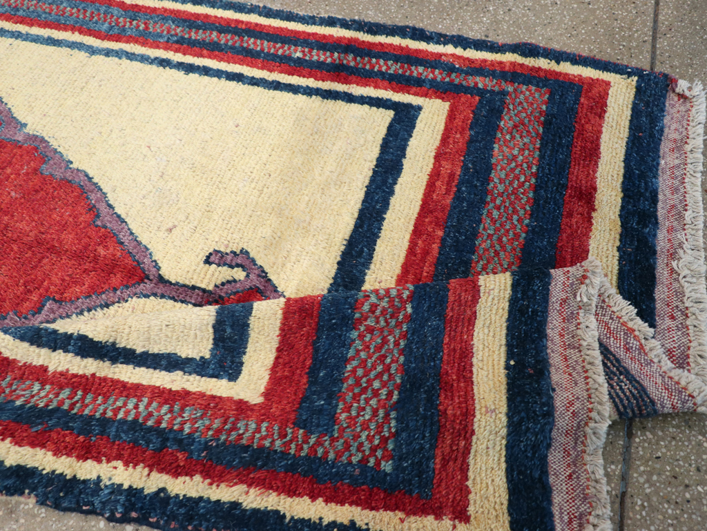 Vintage Persian Gabbeh Rug, No.27000 - Galerie Shabab