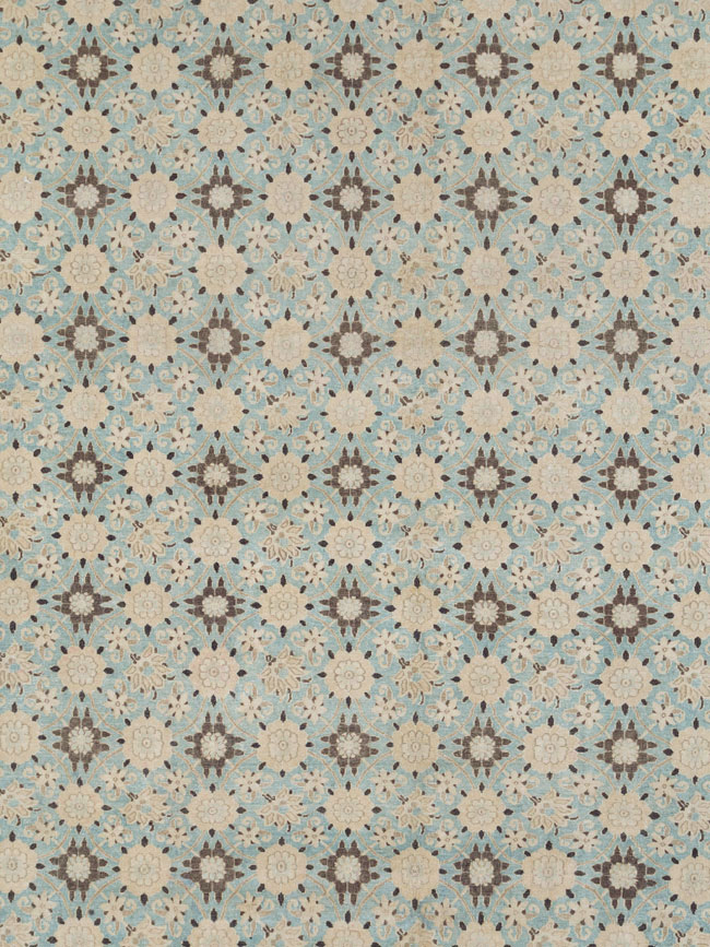 Vintage Persian Mashad Square Carpet, No.27004 - Galerie Shabab