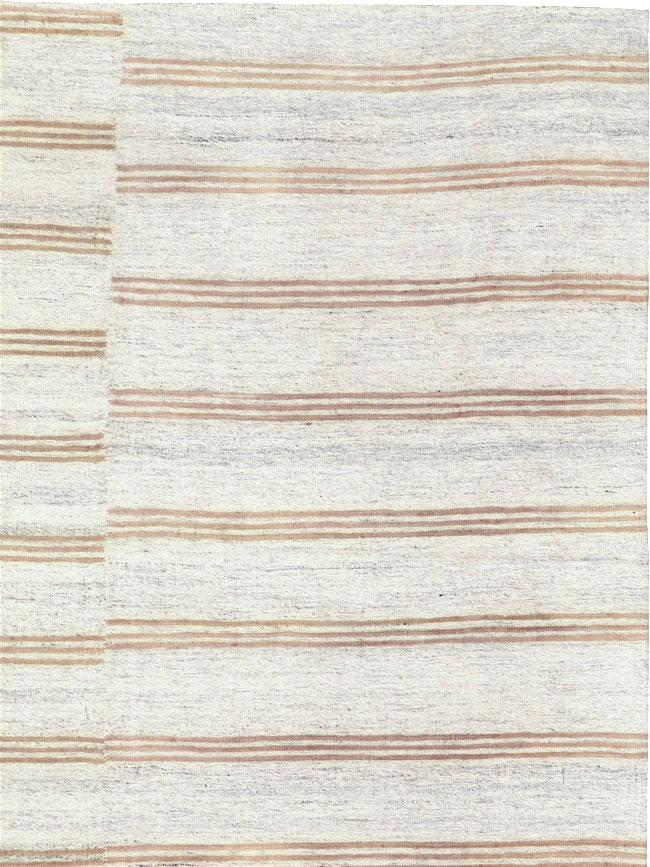 Vintage Turkish Flatweave Kilim Accent Rug, No.27007 - Galerie Shabab